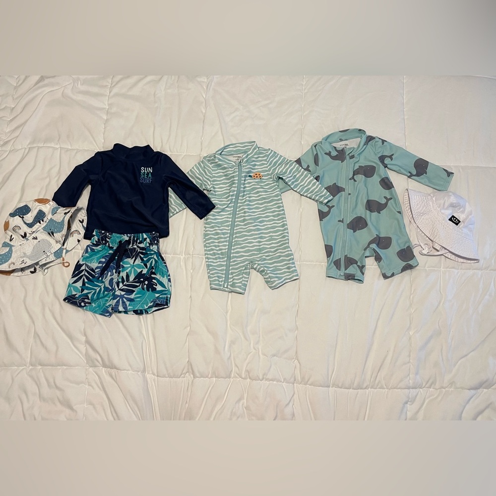 Baby boy swim bundle size 3-6 months